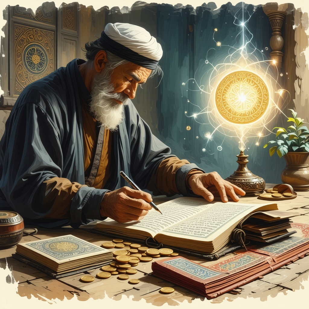 Ислямски учен тълкува сън с новчаник, символизиращ духовни и материални аспекти