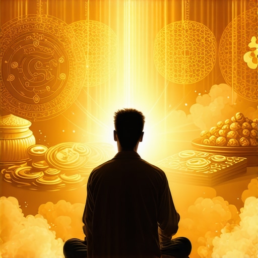 Person reflecting on dreams and spiritual symbols